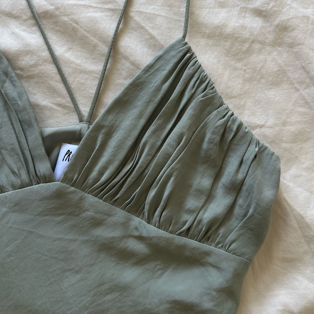 Princess Polly Sage Green Dress